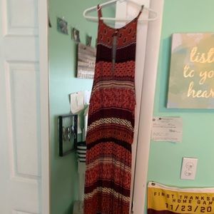 Red American Eagle Maxi-Dress